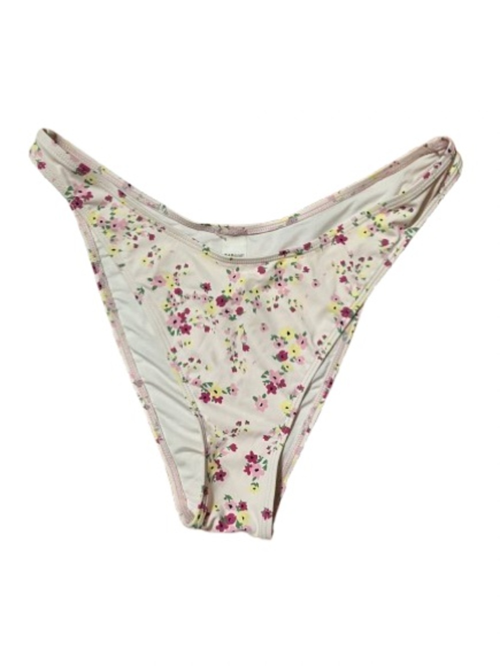 Garage Floral Bikini Bottoms in Pale Pink Size Medium